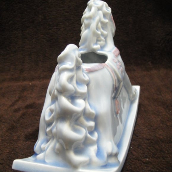 VINTAGE 1950's BABY NURSERY ROCKING HORSE PLANTER - Picture 4 of 6